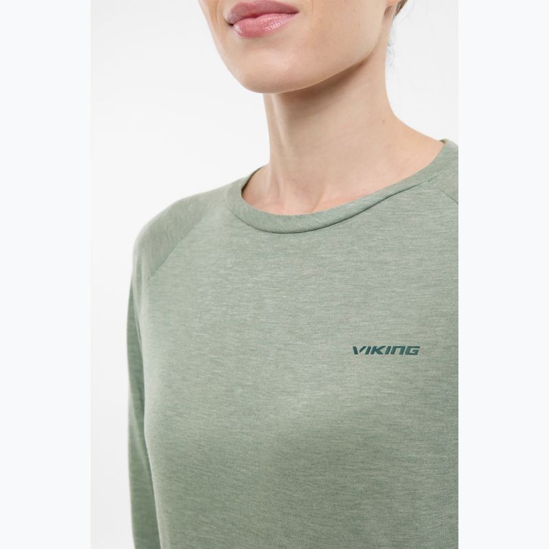 Dámská termoakční mikina Viking Andali green 4