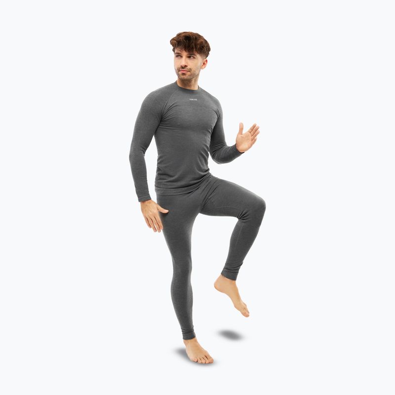 Pánský komplet termoprádla Viking Tende dark grey 3