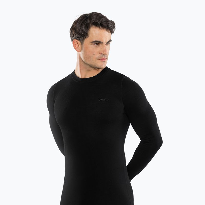 Pánská sada termo prádla Viking Meriboo Base Layer black 4