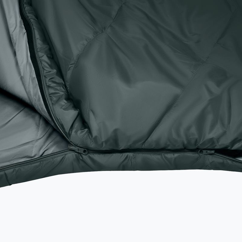 Spací pytel Alpinus Wide & Long Fiber Pro 1050 230 cm/levý borovicová zeleň 5