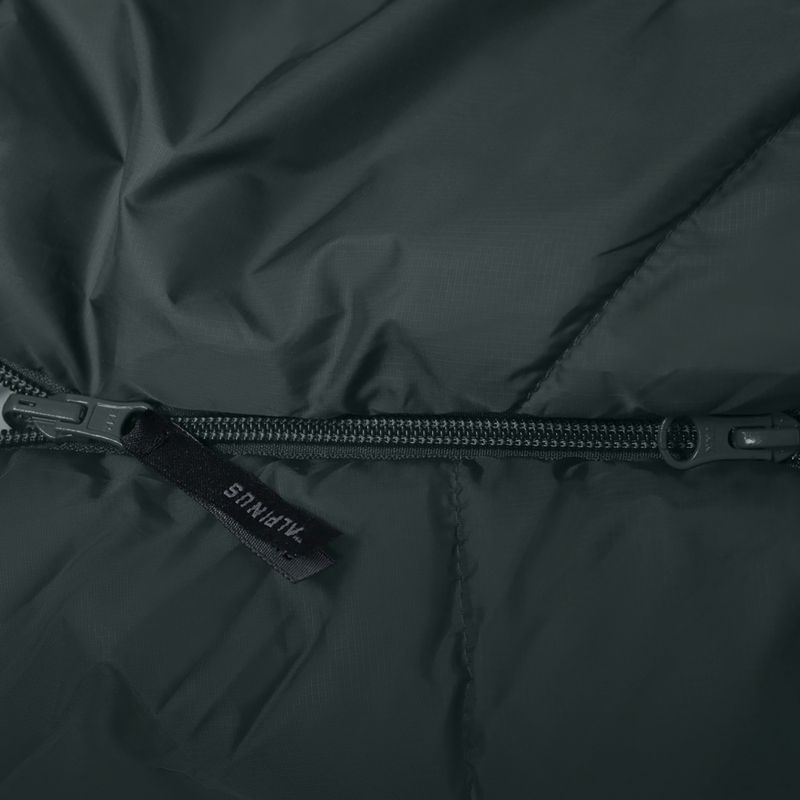 Spací pytel Alpinus Wide & Long Fiber Pro 1050 230 cm/levý borovicová zeleň 7