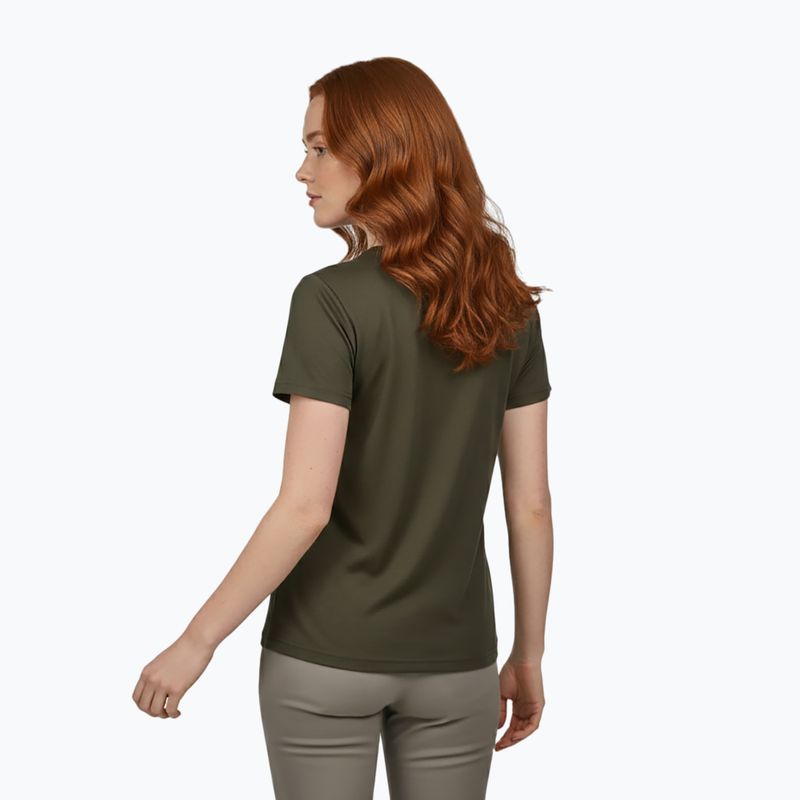 Dámské trekové tričko Alpinus Otago olive 2