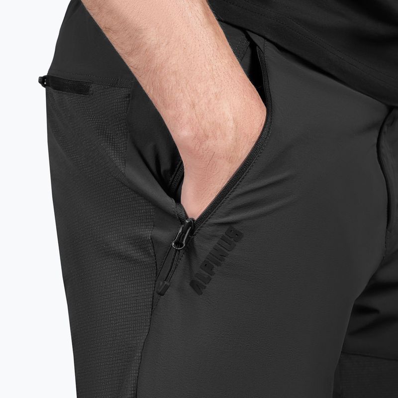 Pánské trekové kalhoty Alpinus Black Deccan 3