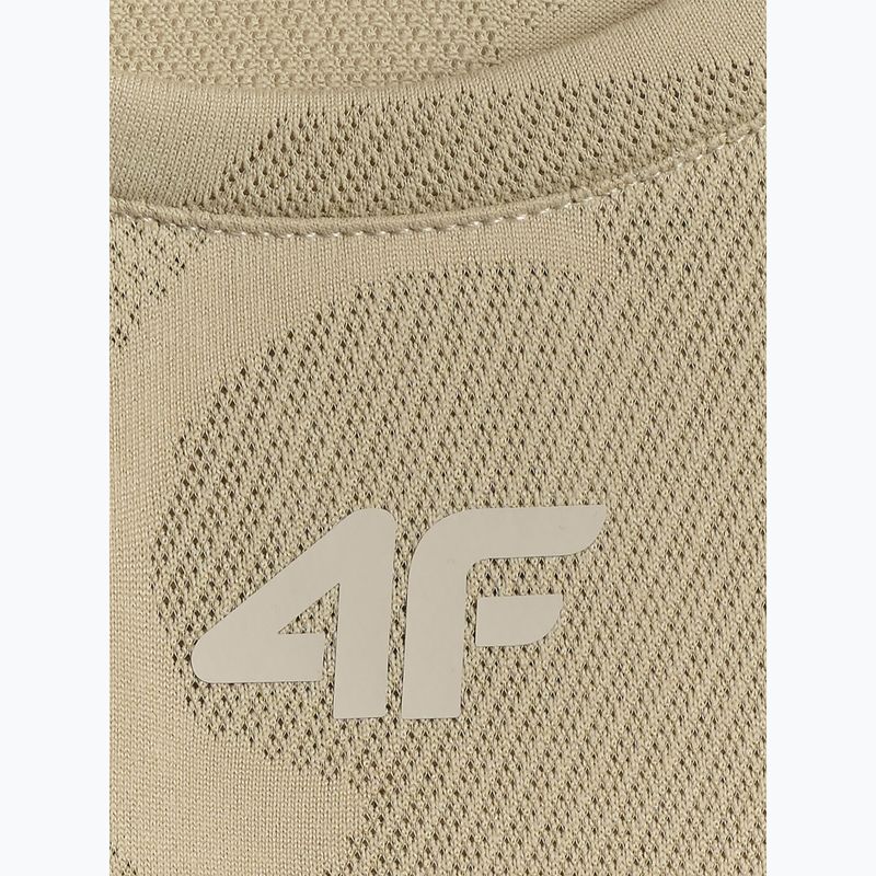 Pánské tréninkové tričko 4F Athletic FNK M1777 beige 2