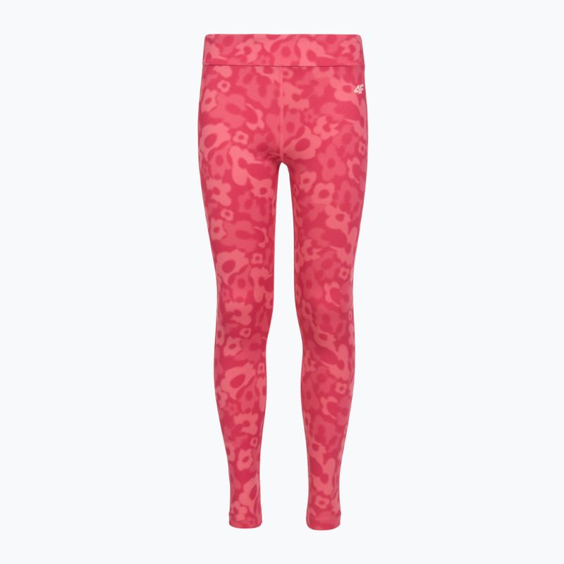 Dětské legíny 4F The Color'S Energy FNK F432 light pink allover