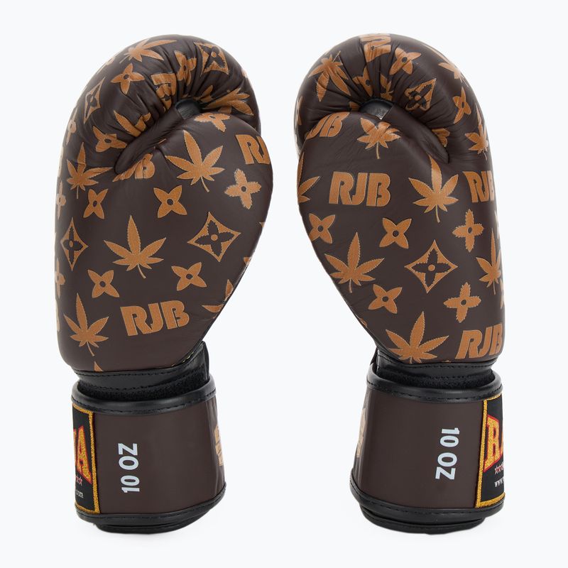 Boxerské rukavice RAJA BOXING Brown Weed 4