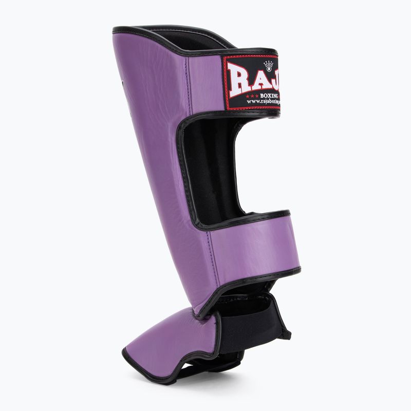 Chrániče holení a chodidel RAJA BOXING Lightweight Shin Guards Genuine Leather purple 3