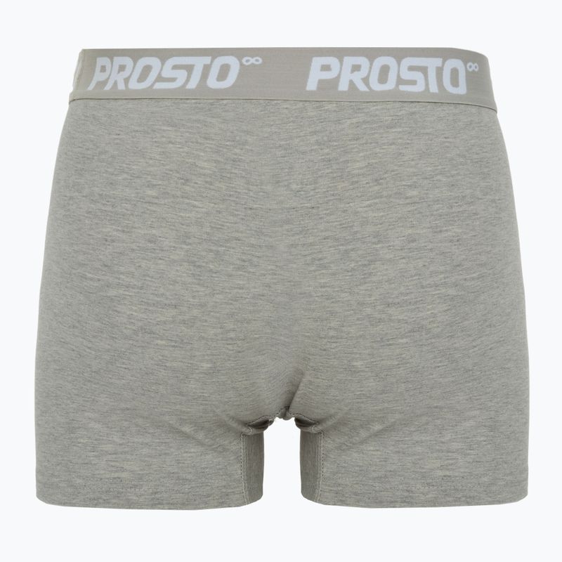 Pánské boxerky PROSTO KL252MACC 3 pary gray 3