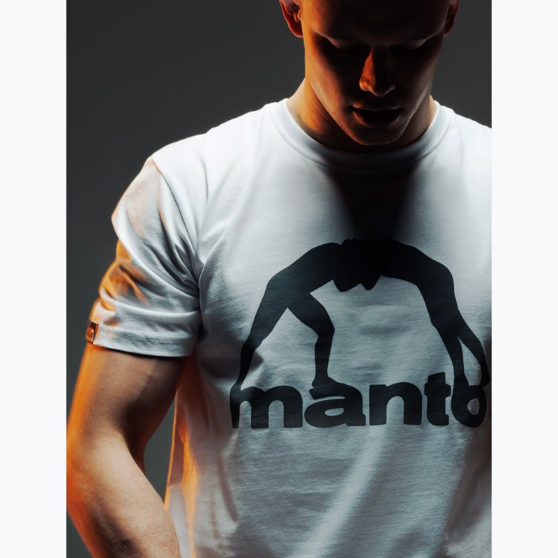 Pánské tričko MANTO Vibe 25 white/grey 3