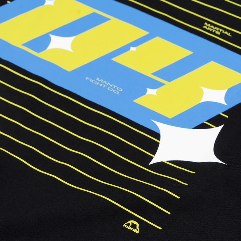 Tričko MANTO Racing Oversize black 4