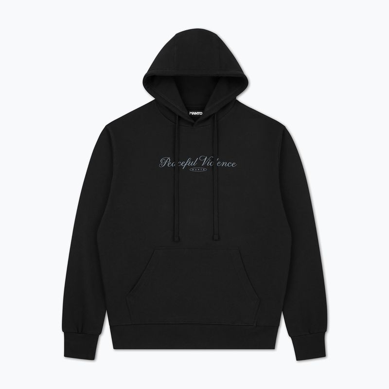 Pánská mikina MANTO Peaceful Violence Hoody black 4