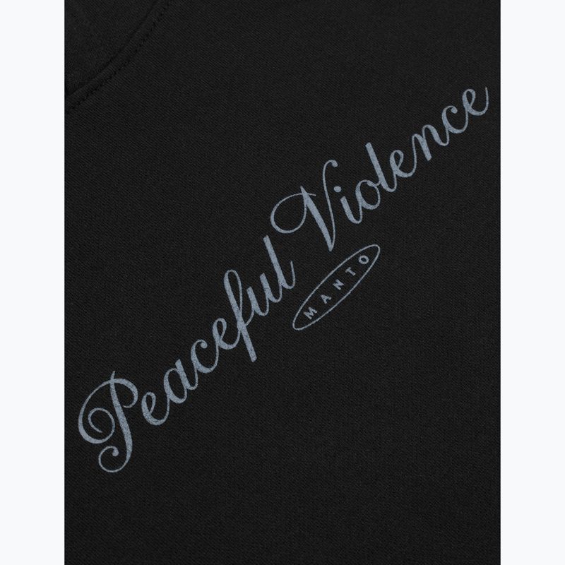 Pánská mikina MANTO Peaceful Violence Hoody black 6