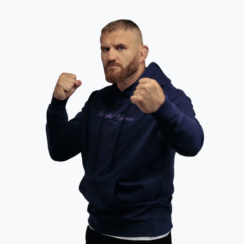Pánská mikina MANTO Peaceful Violence Hoody dark blue