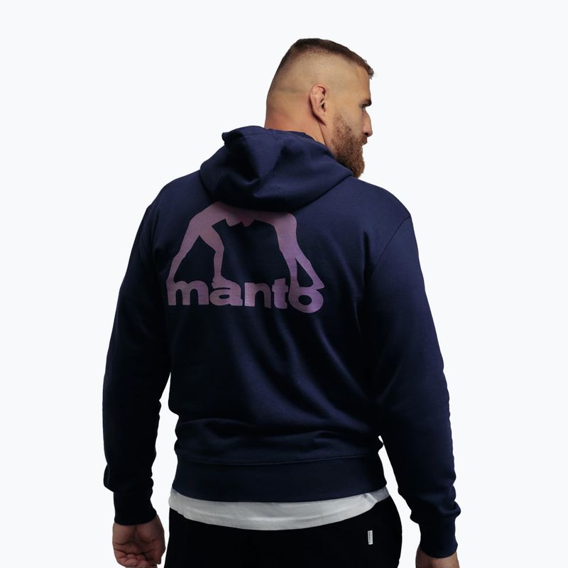 Pánská mikina MANTO Peaceful Violence Hoody dark blue 2