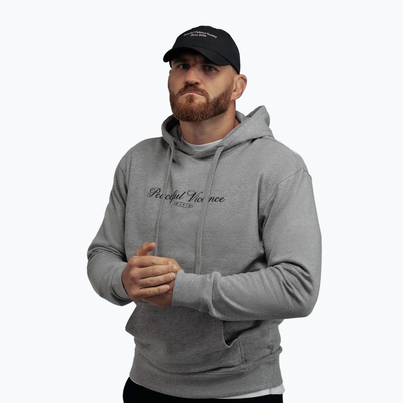 Pánská mikina MANTO Peaceful Violence Hoody grey