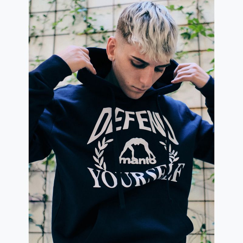 Pánská mikina MANTO Defend Hoody dark blue 4