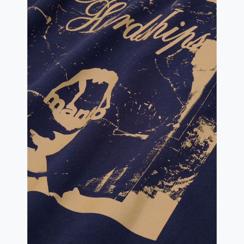 Pánská mikina MANTO Resolve Hoody dark blue 4