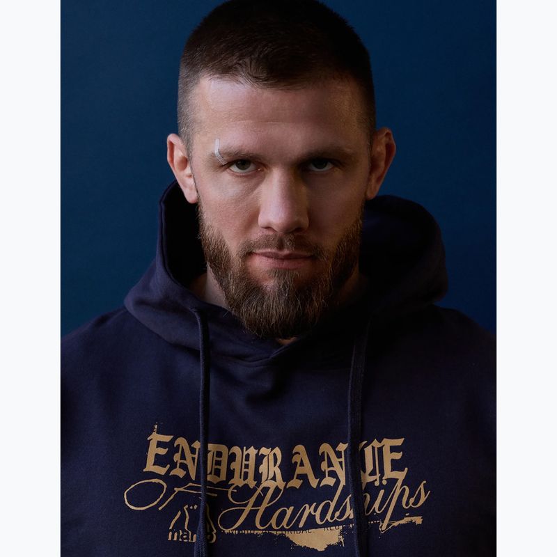 Pánská mikina MANTO Resolve Hoody dark blue 5