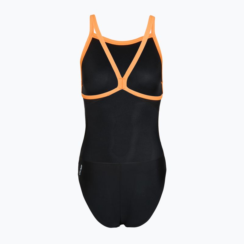 Dámské jednodílné plavky Clap Jednowarstwowy black/orange 2