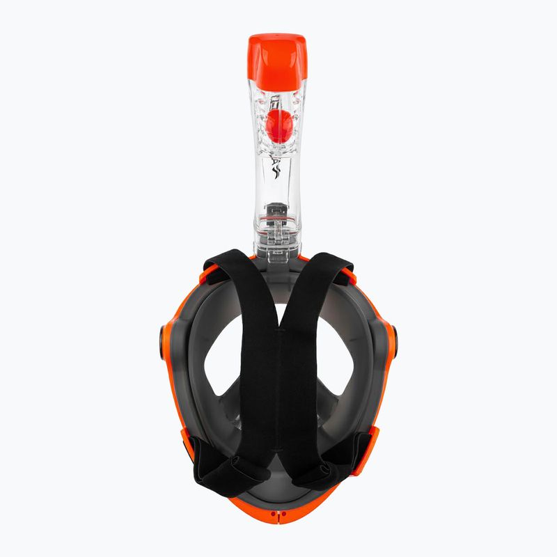 Celoobličejová šnorchlovací maska AQUA-SPEED Spectra 2.0 černá/oranžová 4
