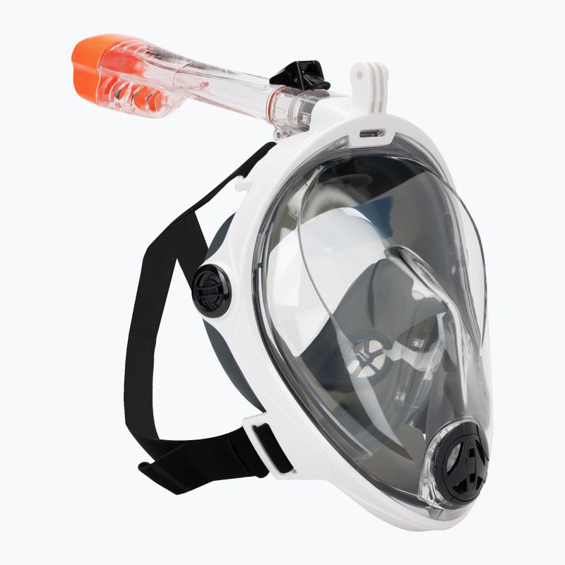 Celoobličejová šnorchlovací maska AQUA-SPEED Spectra 2.0 bílá/černá