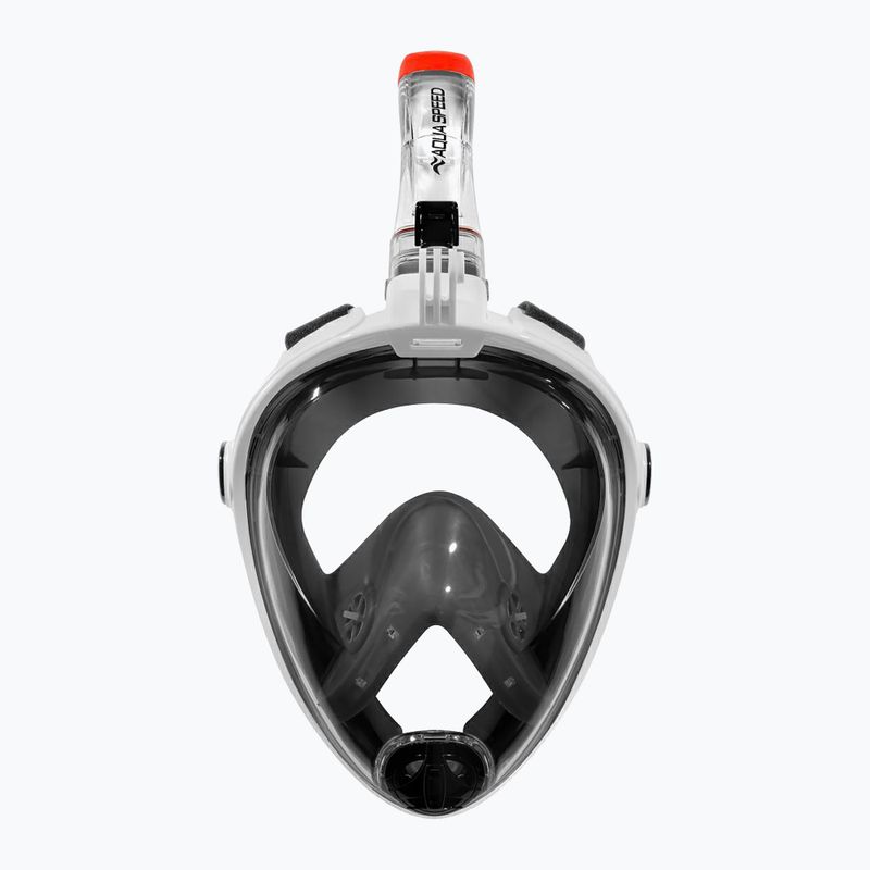 Celoobličejová šnorchlovací maska AQUA-SPEED Spectra 2.0 bílá/černá 3