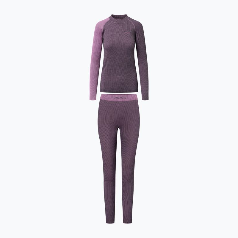 Pánský komplet termoprádla Viking Mounti purple