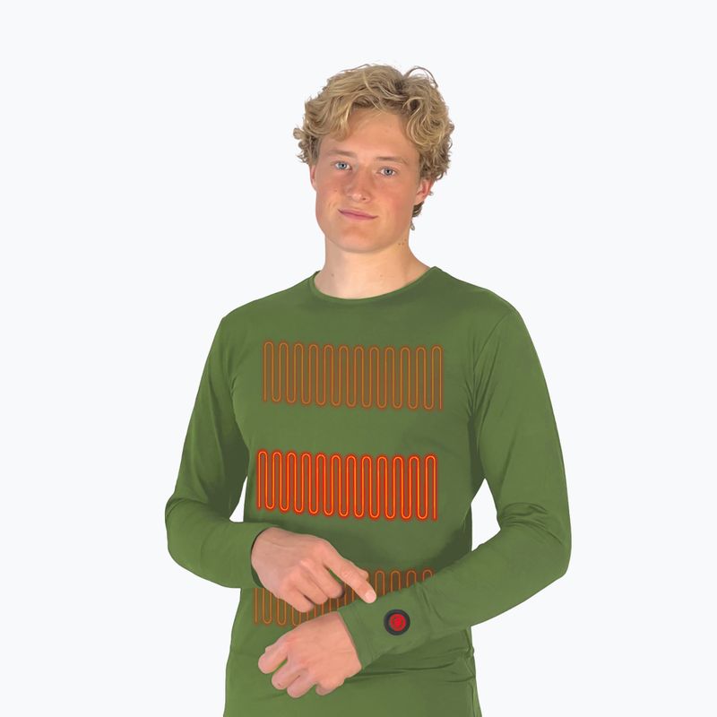 Vyhřívaná mikina Glovii GJ1C zelená 9