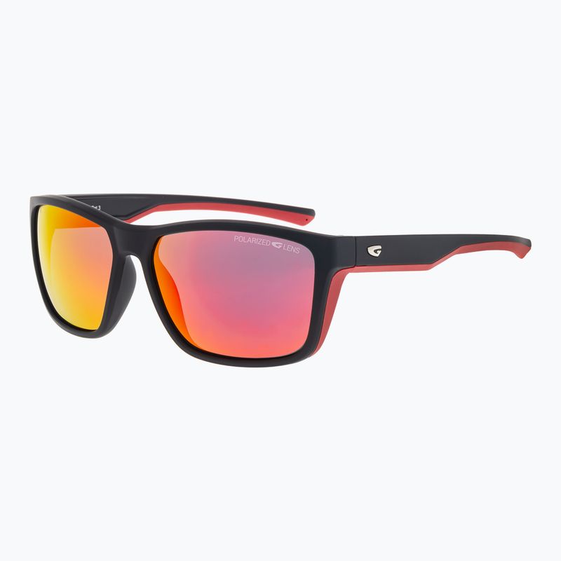 Sluneční brýle GOG Levante matt black/red/polychromatic red 2