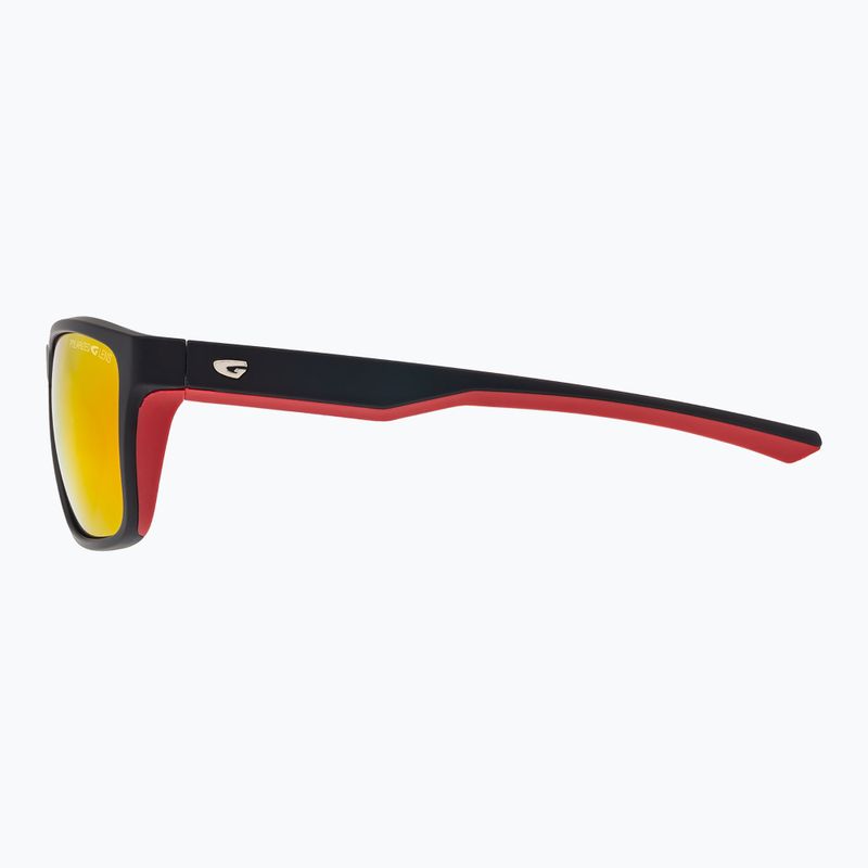 Sluneční brýle GOG Levante matt black/red/polychromatic red 4