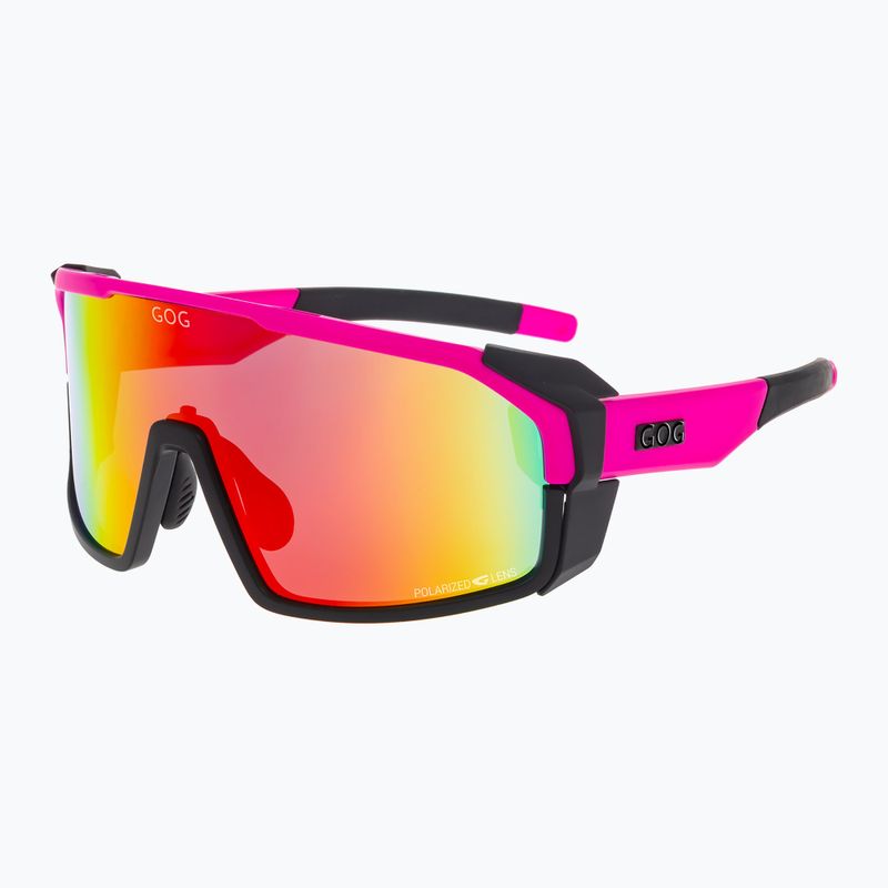 Sluneční brýle GOG Annapurna matt neon pink/black/polychromatic red 3