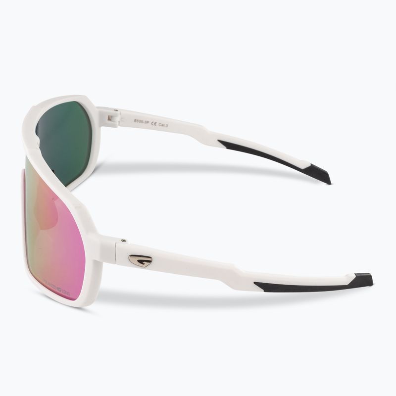 Sluneční brýle  GOG Okeanos matt white/black/polychromatic purple-green 4