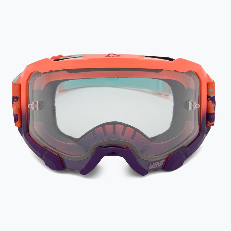 Cyklistické brýle  Leatt Velocity 4.5 orange/clear 2