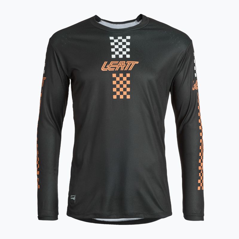 Pánský cyklistický dres longsleeve Leatt MTB Enduro 4.0 black