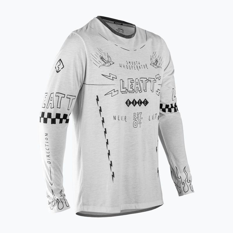 Pánský cyklistický dres Longsleeve Leatt MTB Gravity 3.0 cream white 6