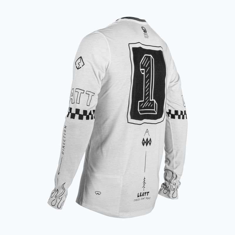 Pánský cyklistický dres Longsleeve Leatt MTB Gravity 3.0 cream white 7