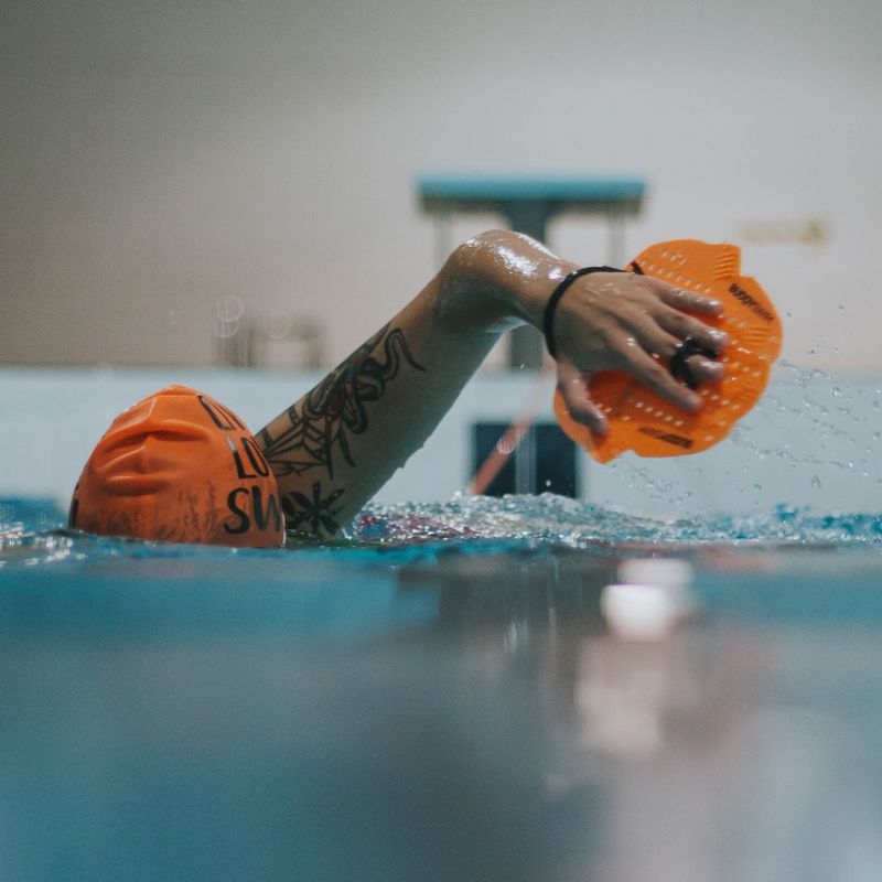 Plavecké packy BuddySwim Power Paddle orange 7