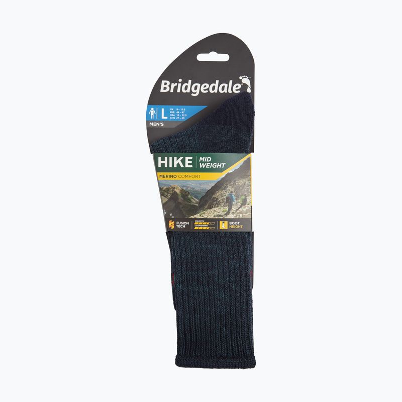 Pánské ponožky Bridgedale Midweight Merino Comfort Boot Original navy 4