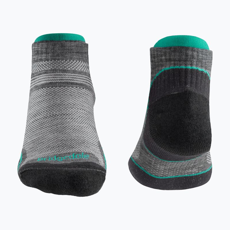 Dámské trekingové ponožky Bridgedale Hike Ultralight Merino Performance Low mid grey/surf 2