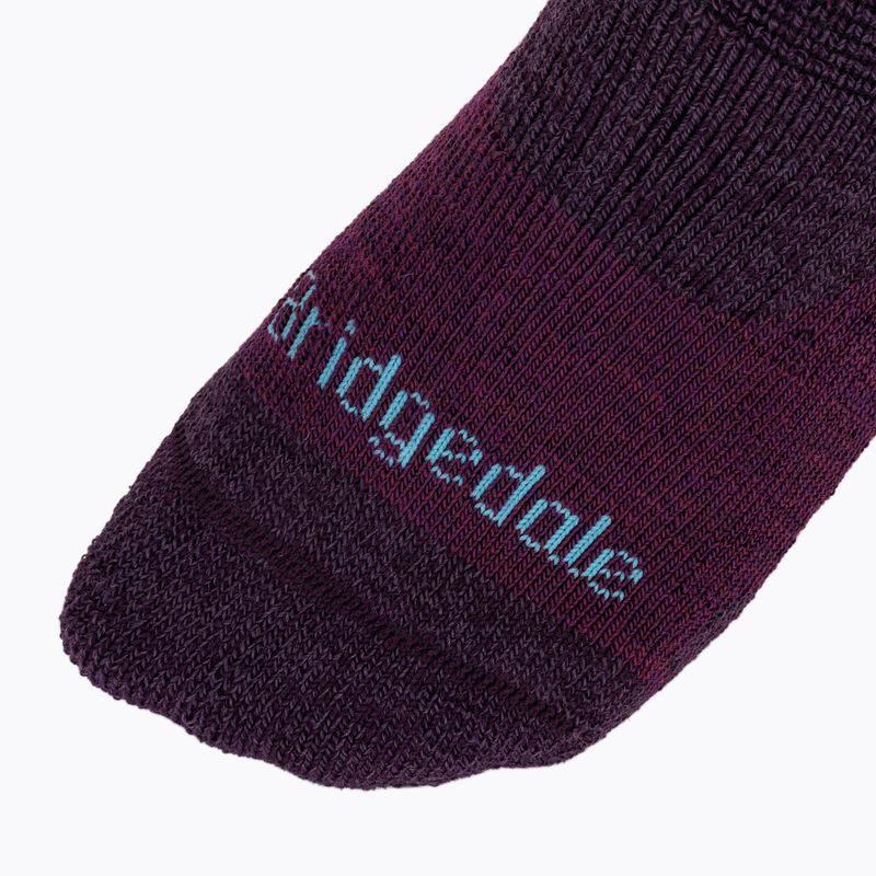 Dámské trekingové ponožky Bridgedale Hike Midweight Performance Ankle dark purple 4