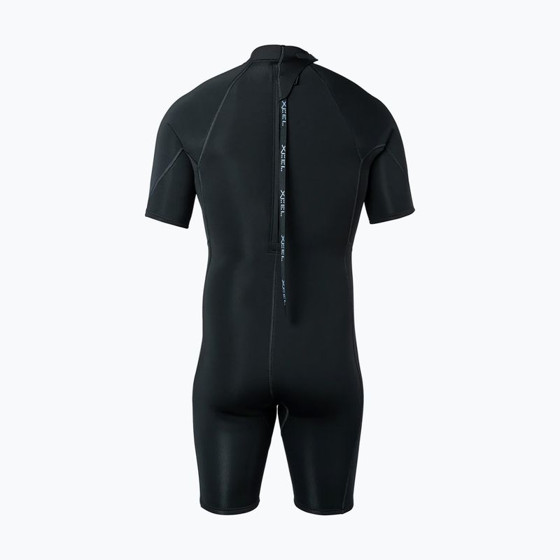 Pánský neopren Xcel Axis Back Zip Spring 2 mm SS black 2