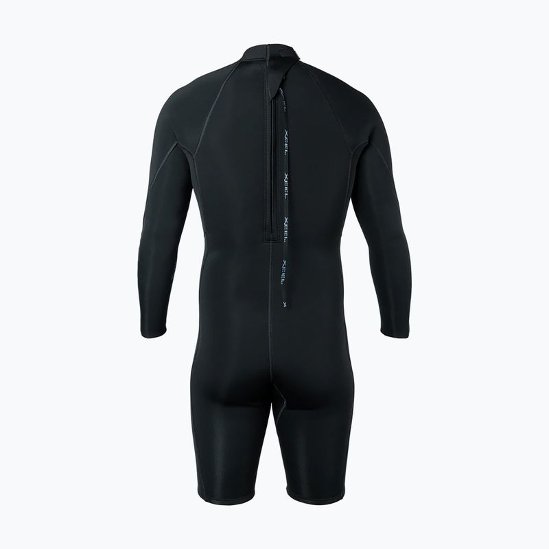 Pánský neopren Xcel Axis Back Zip Spring 2 mm LS black 2