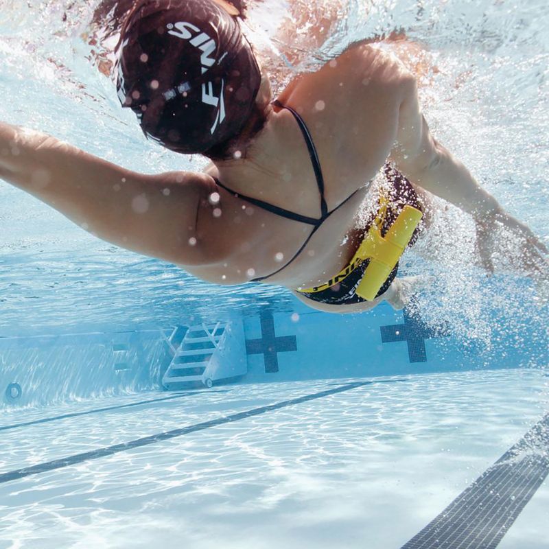 Bederní pás FINIS Tech Toc yellow/black 2