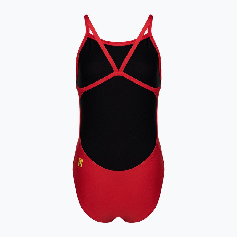 Dámské jednodílné plavky  FINIS Openback Solid red 2