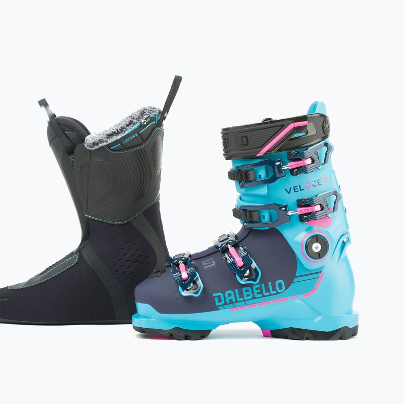 Dámské lyžařské boty Dalbello Veloce 105 MV W caraibi blue/dark blue 11