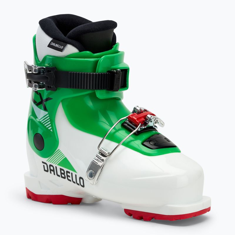 Dětské lyžařské boty Dalbello CX 2.0 Cabrio GW white/green race