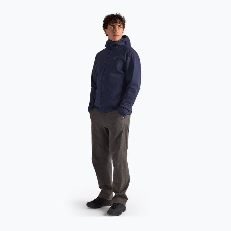 Pánská zateplená bunda Arcteryx Atom Hoody black sapphire 2