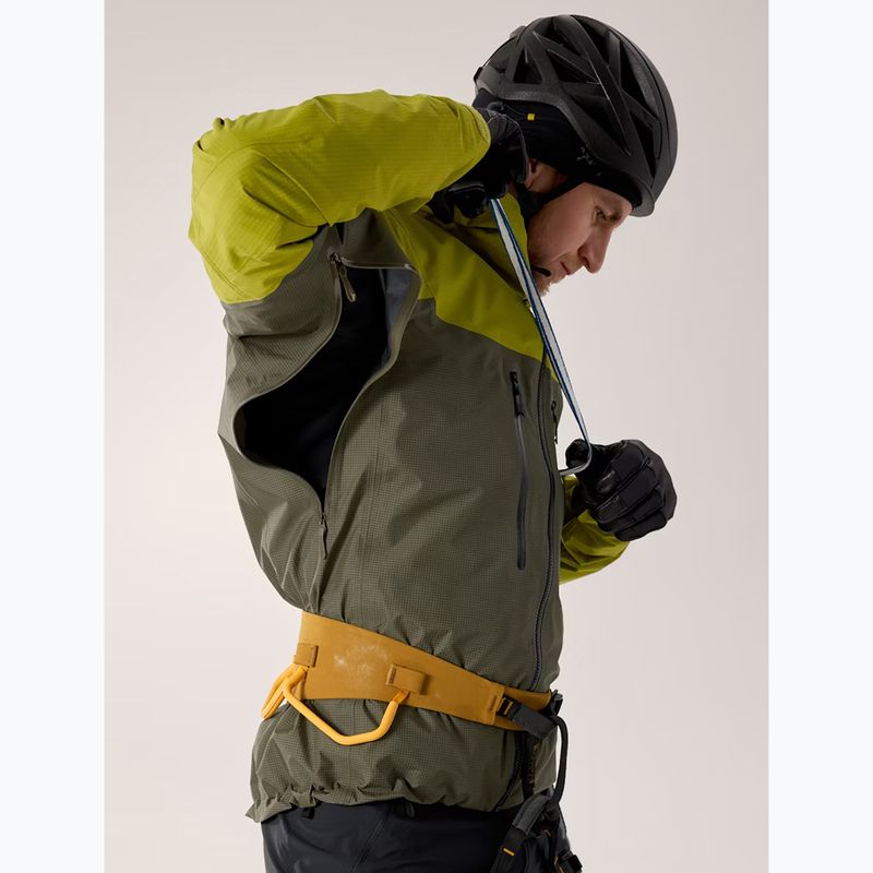 Pánská nepromokavá bunda Arcteryx Alpha olive moss/tatsu 11