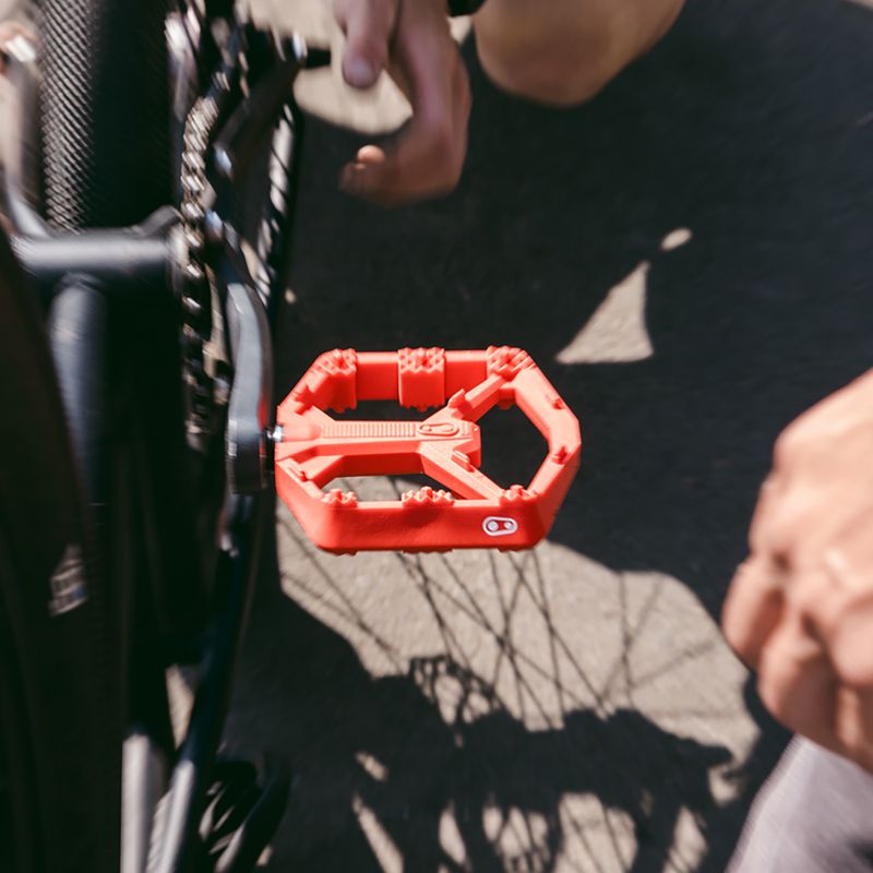 Cyklistické pedály Crankbrothers Stamp 0 bright red 11