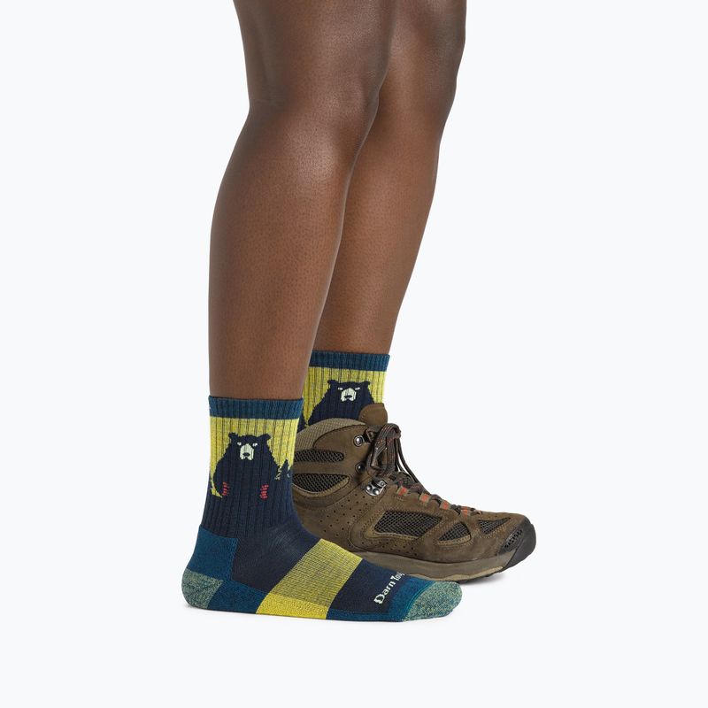 Dámské ponožky Darn Tough Bear Town Micro Crew Cushion dark teal 2